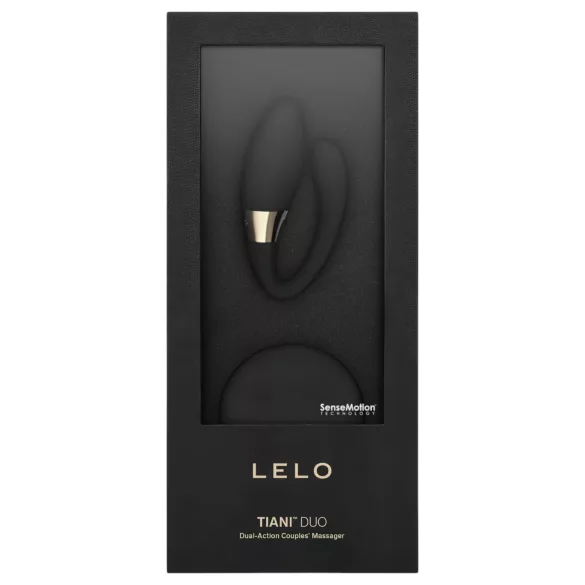 LELO Tiani Duo - vibrator za parove - silikon - crni