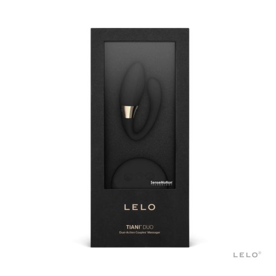 LELO Tiani Duo - silikonski vibrator za par (crni)