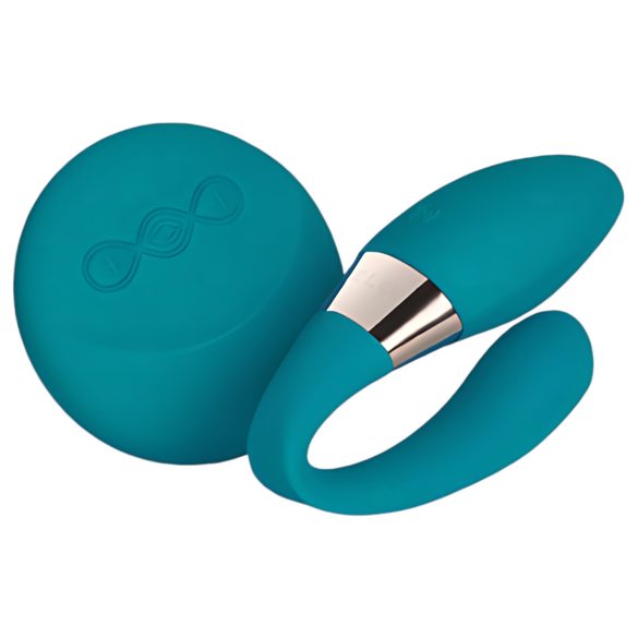 LELO Tiani Duo - silikonski parni vibrator (plavi)