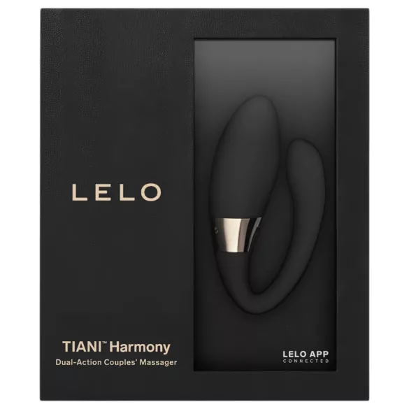 LELO Tiani Harmony - vibrator za parove na daljinsko upravljanje - crni