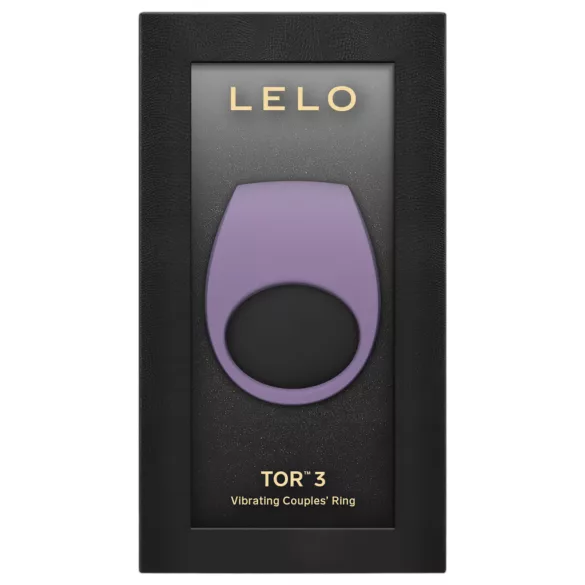 LELO Tor 3 - vibrirajući penis prsten za parove - pametni, punjivi - ljubičasta
