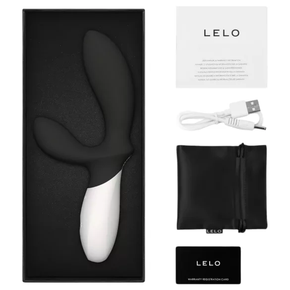 LELO Loki Wave 2 - vibrirajući masažer za prostatu - vodootporan, crni, punjivi