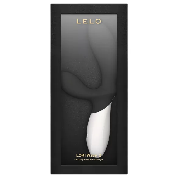 LELO Loki Wave 2 - vibrirajući masažer za prostatu - vodootporan, crni, punjivi