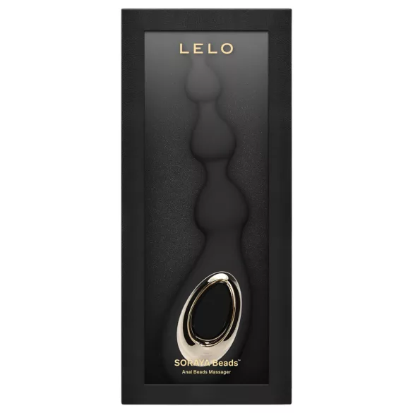LELO Soraya Beads - akumulatorski, vodootporni analni vibrator - crni