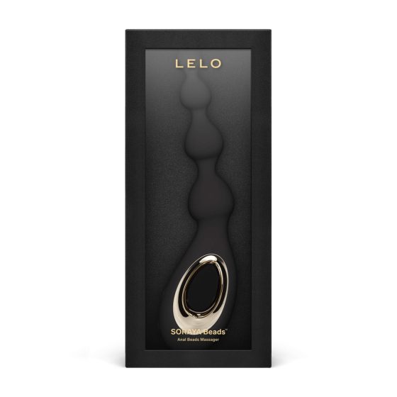 LELO Soraya Beads - punjivi, vodootporni analni vibrator (crni)