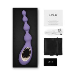   LELO Soraya Beads - punjivi vodootporni analni vibrator (ljubičasti)