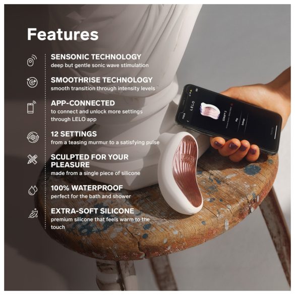 LELO Sona 3 - stimulátor klitorisa s valovima - ljubičasta