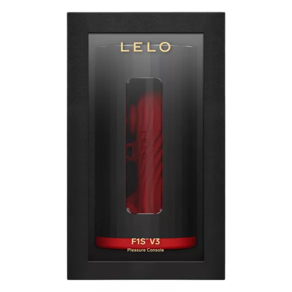 LELO F1s V3 - interaktivni masturbator za muškarce - silikon - crveni