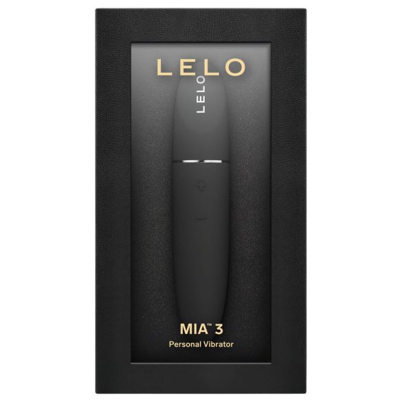 LELO Mia 3 - putni ruž vibrirač (crni)