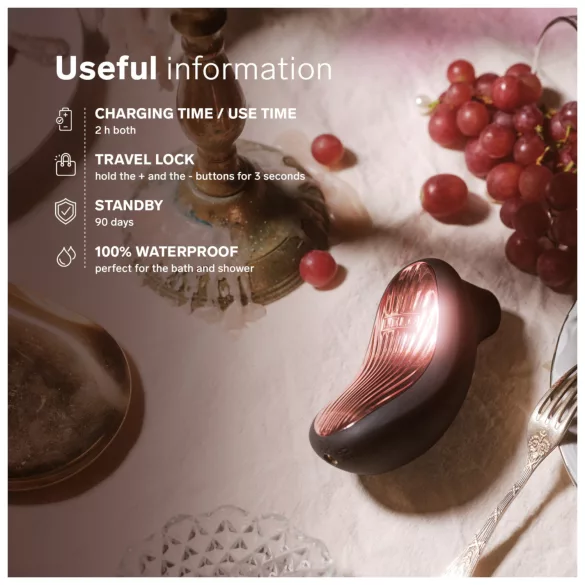 LELO Sona 3 Cruise - masažer za klitoris s valovima zraka - crna