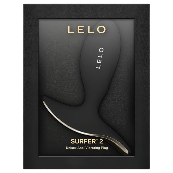 LELO Surfer - pametni vibracijski analni čep (crni)