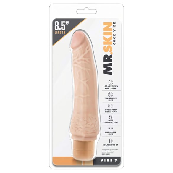 Dr. Skin Vibe No.7. - prirodni realistični vibrator
