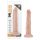 Dr. Skin 19cm realistični dildo s vakuumskim postoljem - prirodna boja