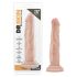 Dr. Skin 19cm realistični dildo s vakuumskim postoljem - prirodna boja