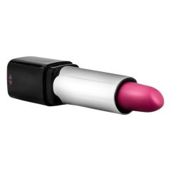   Blush Lipstick Rosé - vodootporni vibrator za ruževe (crno-ružičasti)