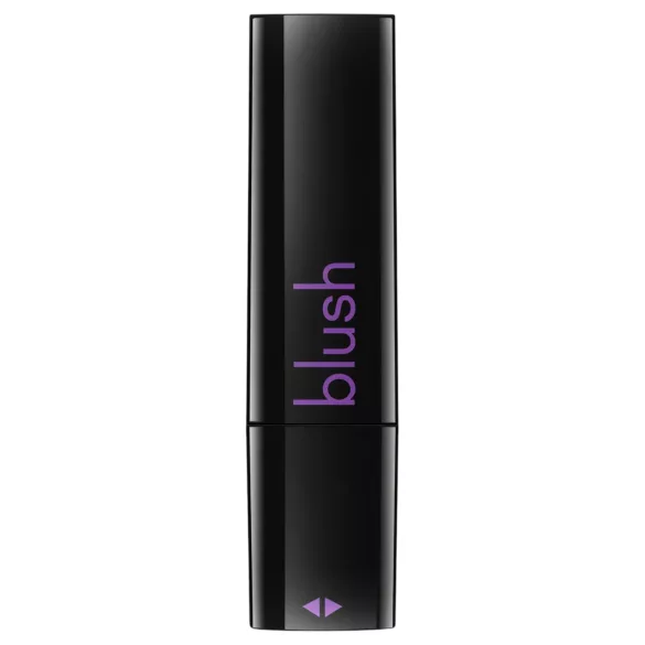 Blush - vibrator u obliku ruža za usne - vodootporan - crna/roza