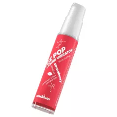 Crushious ZZ POP - jestivi tekući vibrator, jagoda (10 ml)