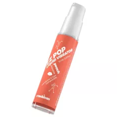 Crushious ZZ POP - jestivi tekući vibrator, breskva (10 ml)