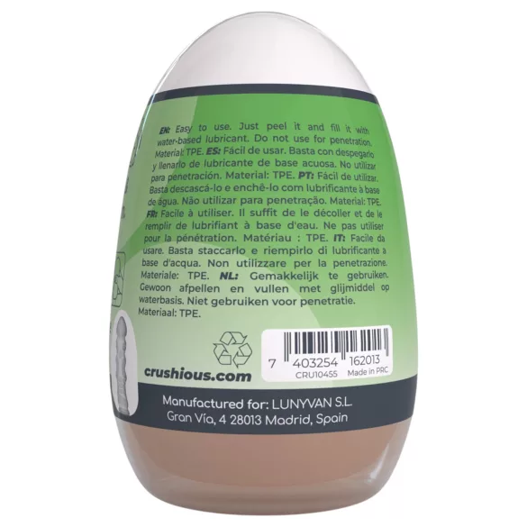 Crushious Ezy Egg The Expert - masturbatorsko jaje (u boji kože)