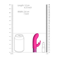   Royal Gems Dazzling - bežični vibrator za klitoris (ružičasti)