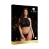 Le Désir Plus Size - sjajni party set - crna (XL-3XL)