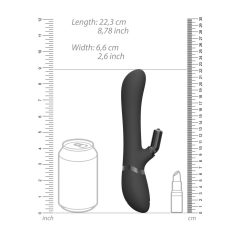   Vive Chou - baterijski, zamjenjivi vibrator za klitorisnu ruku (crni)