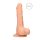 RealRock Dong 7 - realistično dildo s testisima (17 cm) - prirodno