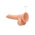 RealRock Dong 7 - realistično dildo s testisima (17 cm) - prirodno