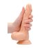 RealRock Dong 7 - realistično dildo s testisima (17 cm) - prirodno