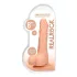 RealRock Dong 8 - realistični dildo s testisima 20cm - natur