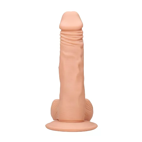 RealRock Dong 8 - realistični dildo s testisima 20cm - natur