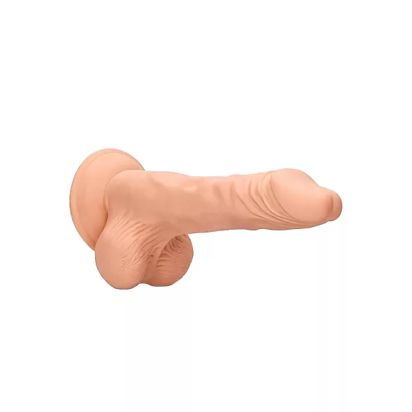 RealRock Dong 8 - realistični dildo s testisima 20cm - natur