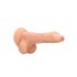 RealRock Dong 8 - realistični dildo s testisima (20 cm) - prirodni