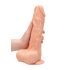 RealRock Dong 10 - Realističan dildo s testisima (25cm) - prirodni ton
