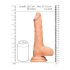 RealRock Dong 10 - Realističan dildo s testisima (25cm) - prirodni ton