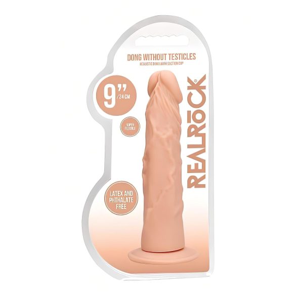 RealRock - realistični dildo - 23 cm - bež