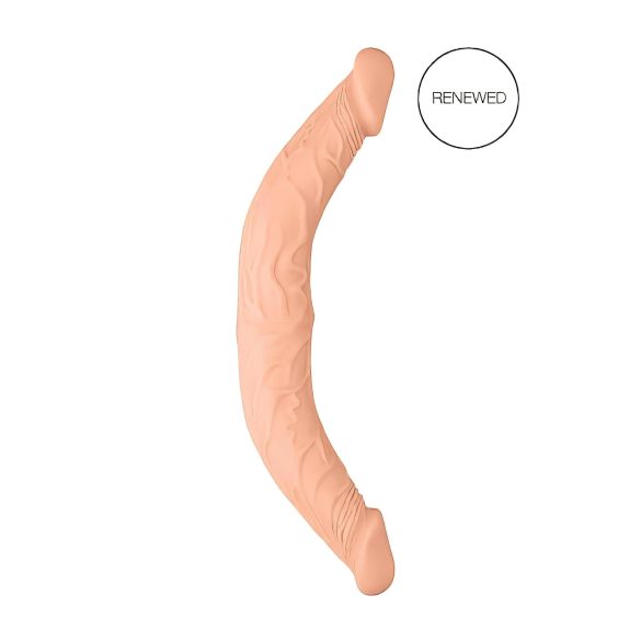 RealRock Double Dong 14" - dvostruki dildo (36 cm) - prirodni