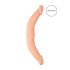 RealRock Double Dong 14" - dvostruki dildo (36 cm) - prirodni