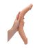 RealRock Double Dong 14" - dvostruki dildo (36 cm) - prirodni