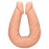 RealRock Double Dong 14" - dvostruki dildo (36 cm) - prirodni