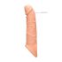 RealRock penis navlaka 8 - prirodna (21 cm)