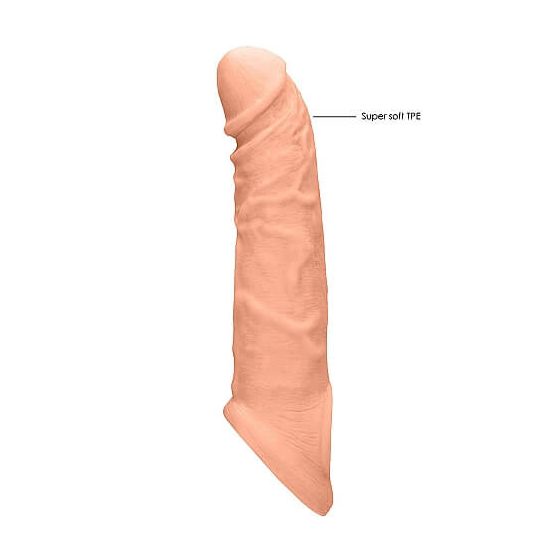 RealRock Penis Sleeve 8 - rukav za penis (21cm) - prirodan
