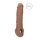 RealRock penis rukav 21cm - tamno prirodna