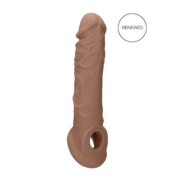 RealRock penis rukav 21cm - tamno prirodna