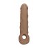 RealRock penis rukav 21cm - tamno prirodna