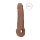 RealRock Navlaka za Penis 9 - navlaka (21,5cm) - tamno prirodna