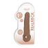 RealRock Navlaka za Penis 9 - navlaka (21,5cm) - tamno prirodna