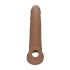 RealRock Navlaka za Penis 9 - navlaka (21,5cm) - tamno prirodna
