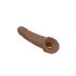 RealRock Navlaka za Penis 9 - navlaka (21,5cm) - tamno prirodna