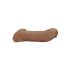 RealRock Navlaka za Penis 9 - navlaka (21,5cm) - tamno prirodna